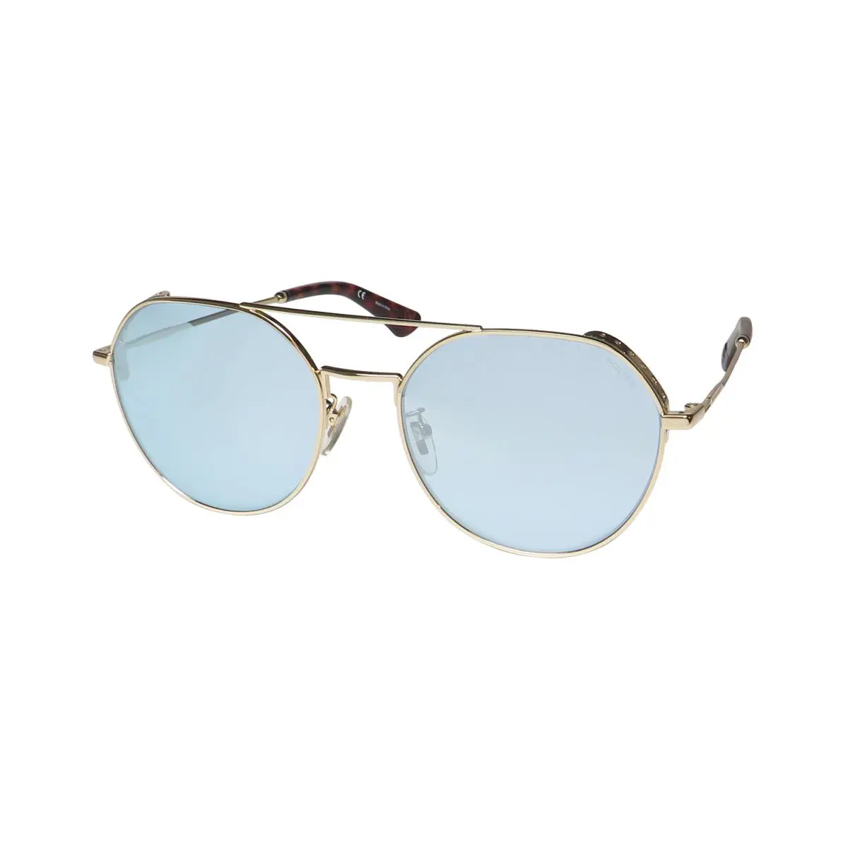 SPL636N Sunglasses Pilot Shape Exclusive Mens AS Seen ON Celebrities Rare Gold / Tortoise by Police