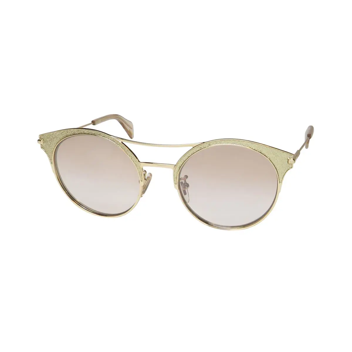 SPL500V Sunglasses Round Shape Lenses Glamorous Design Italian Brand Hot Gold / Glitter by Police