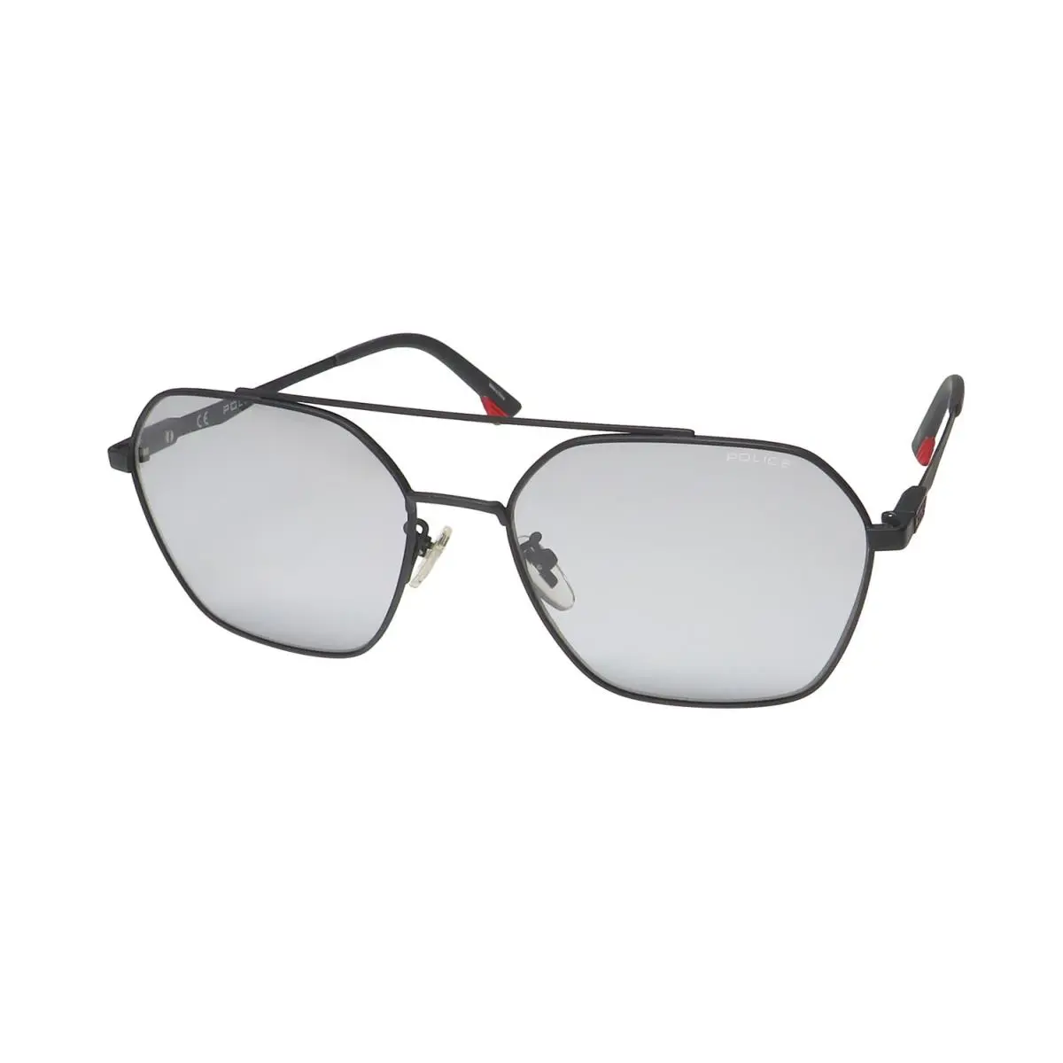 Police SPL771 Sunglasses Metal Plastic Black 0552 Geometric Full-rim
