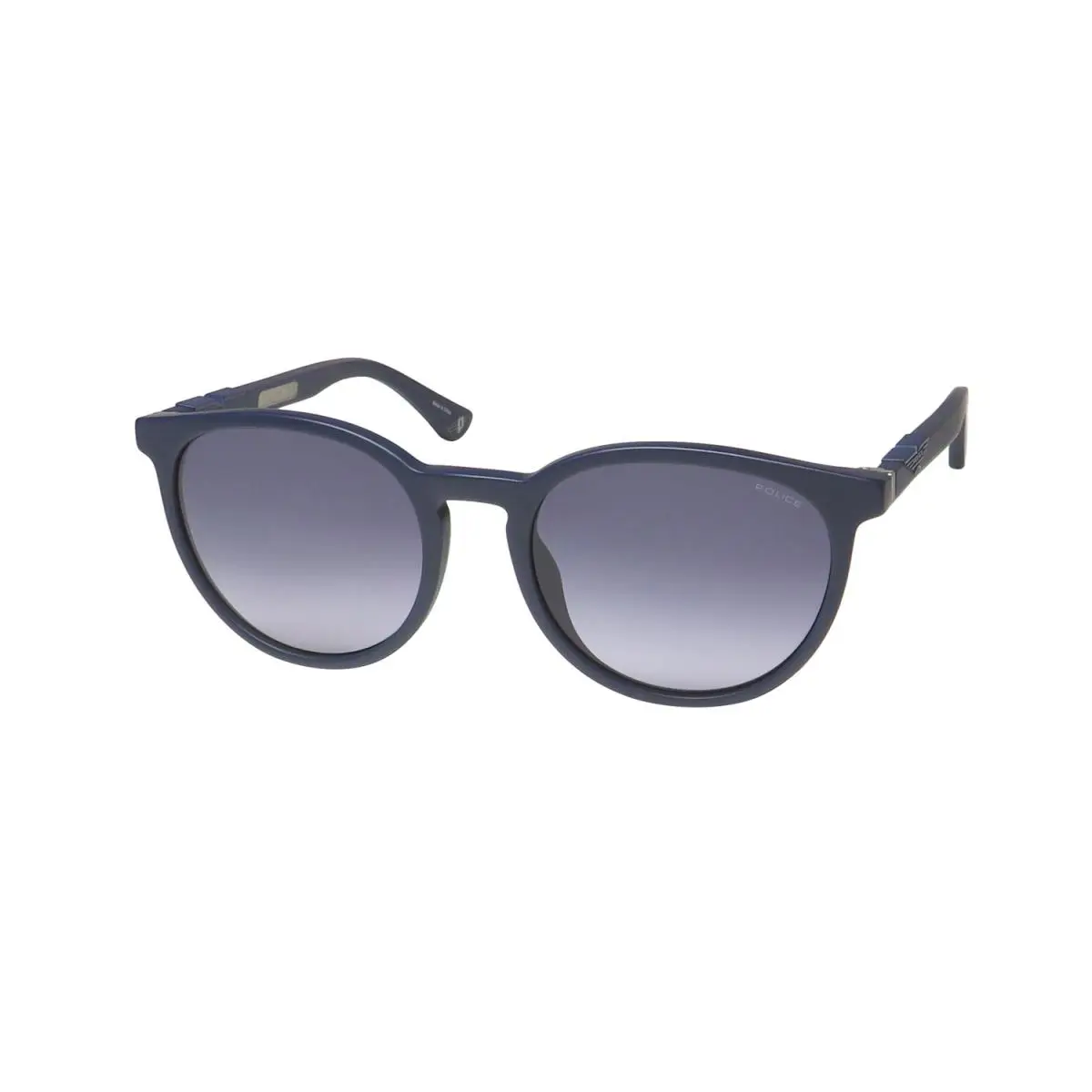 Police SPL873 Sunglasses Full-rim Mens D82M Blue 53-19-145 Plastic Oval