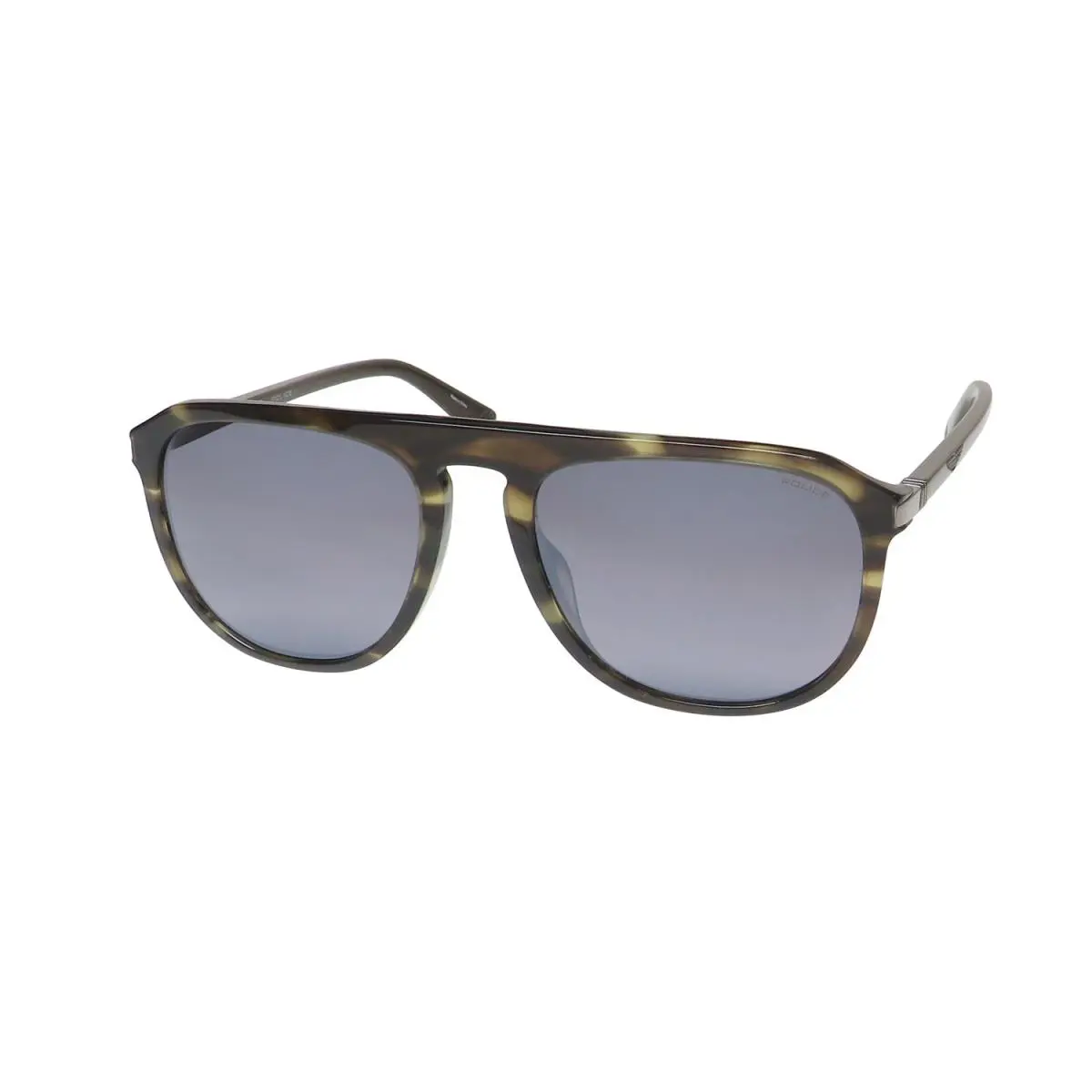 Police SPLE06 Sunglasses Plastic 56-19-145 Brown Full-rim Mens Square 7HLX