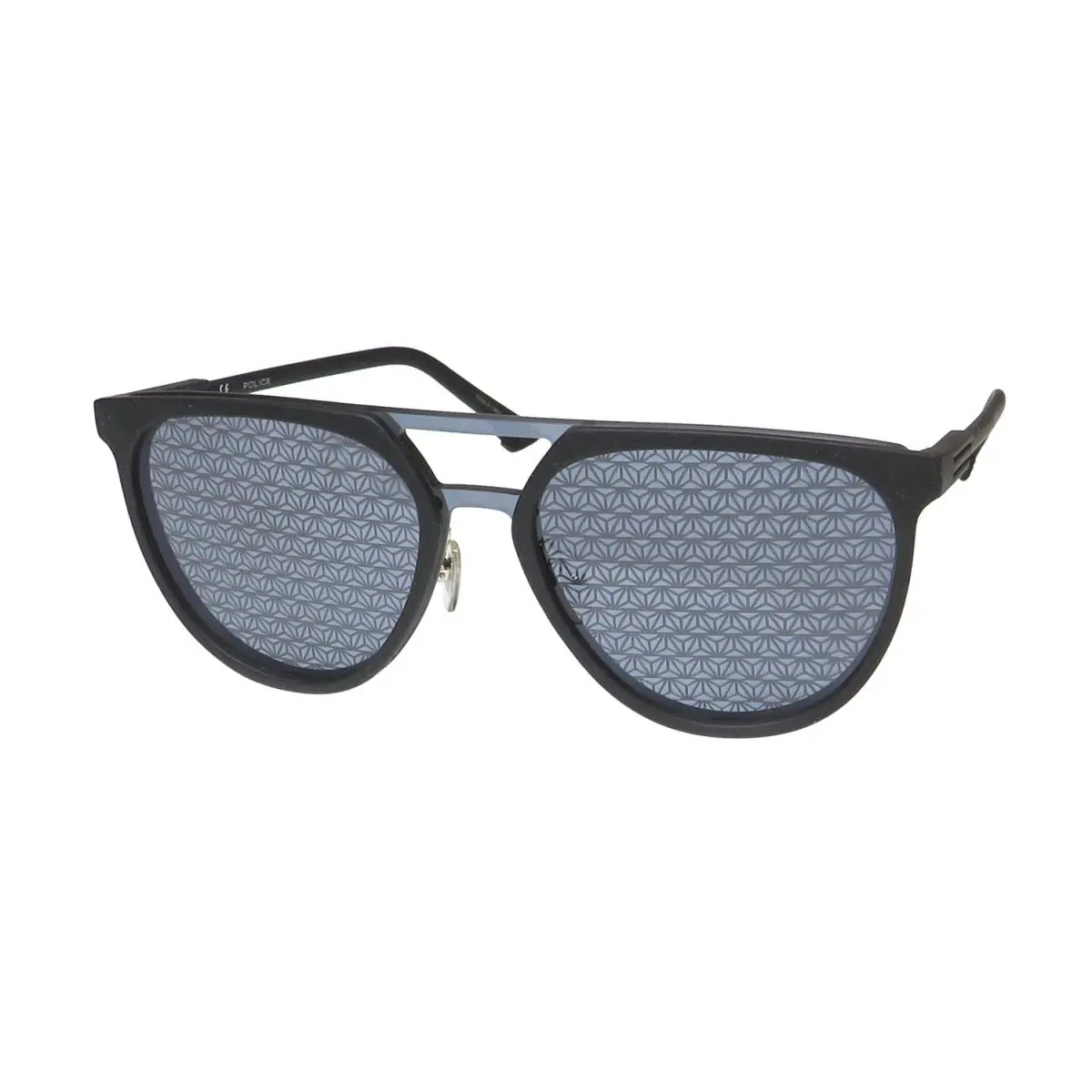 Police SPL586 Sunglasses Full-rim Mens 99-0-145 6AAL Plastic Pilot Black
