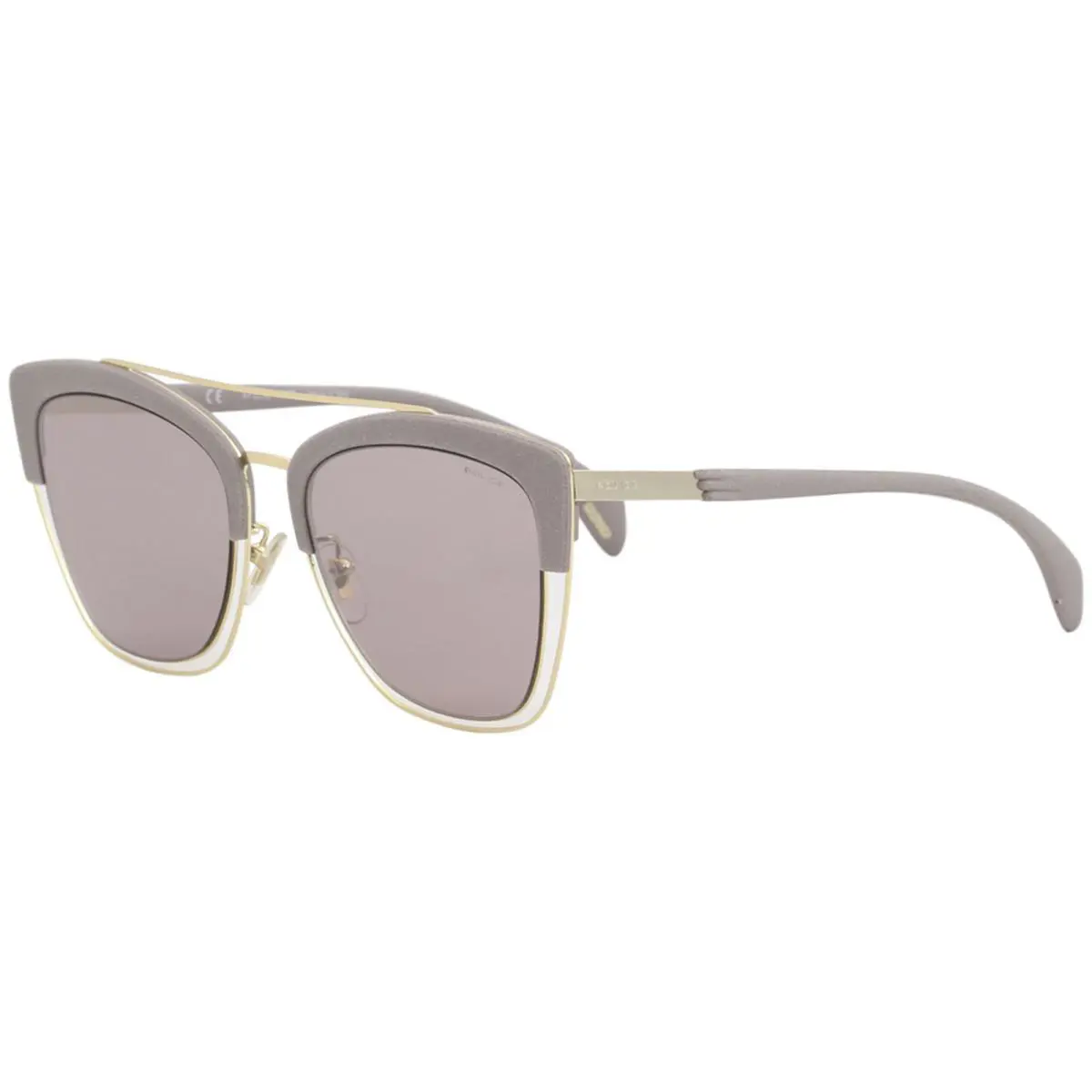 Police Women`s SPL618 SPL/618 300X Mauve Glitter Fashion Pilot Sunglasses 54mm - Frame: Purple, Lens: Purple
