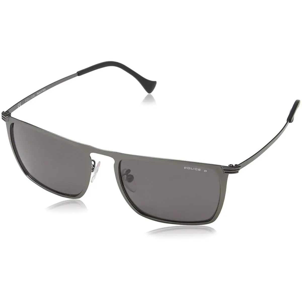 Unisex Sunglasses SPL155 H68P Satin Gunmetal W/grey Polarized 54mm by Police