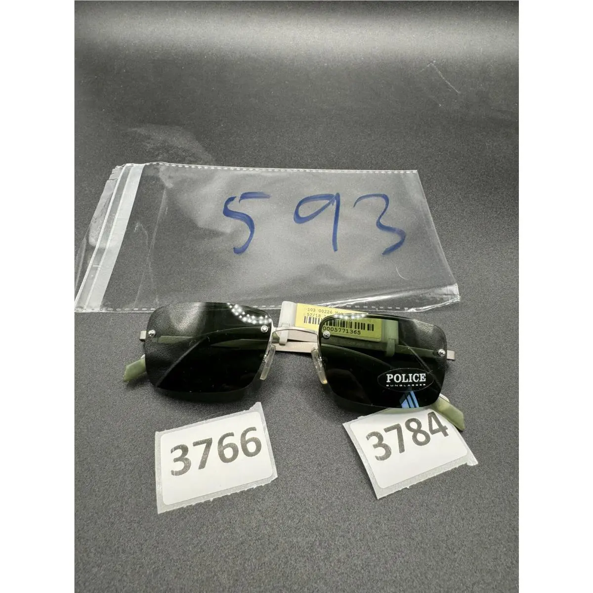 Police Sunglasses MOD.2679 Rimless Green Lenses Nice Italy