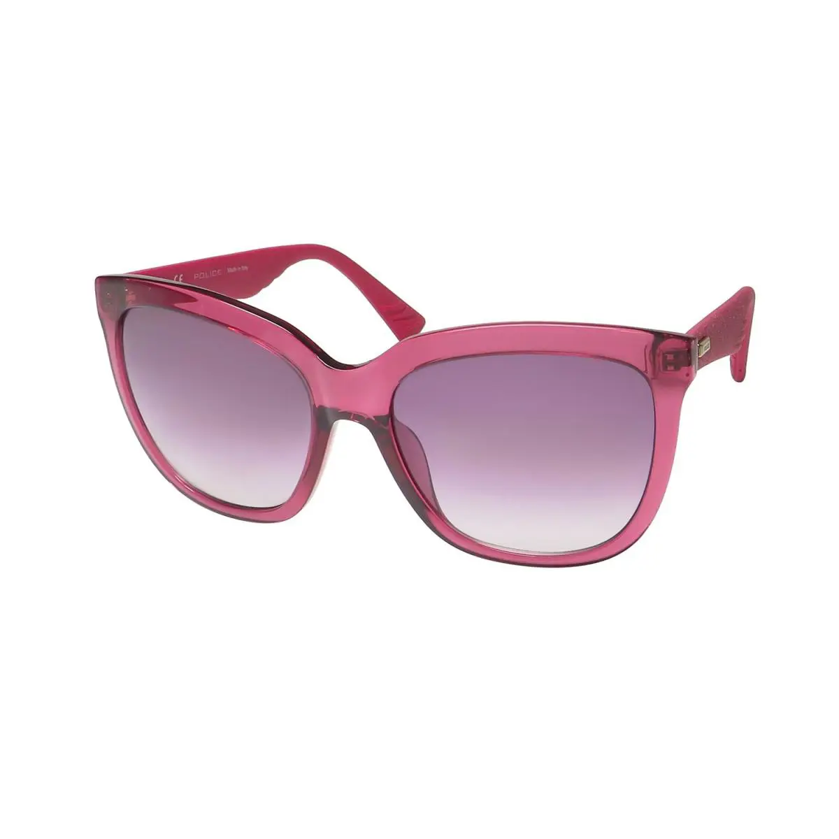 Police SPL410 Sunglasses Afdx Womens Plastic Full-rim Italy Pink Oversized