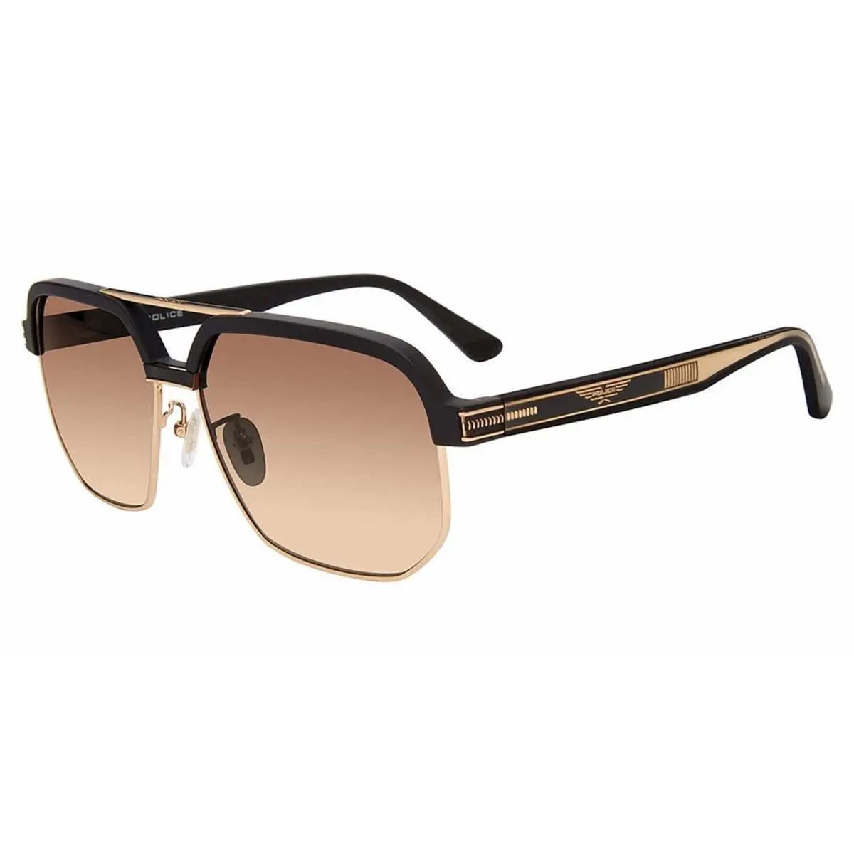 Men`s Sunglasses SPLF11 Black 302 Origins Hero 1 61-145-145 w/ Case by Police
