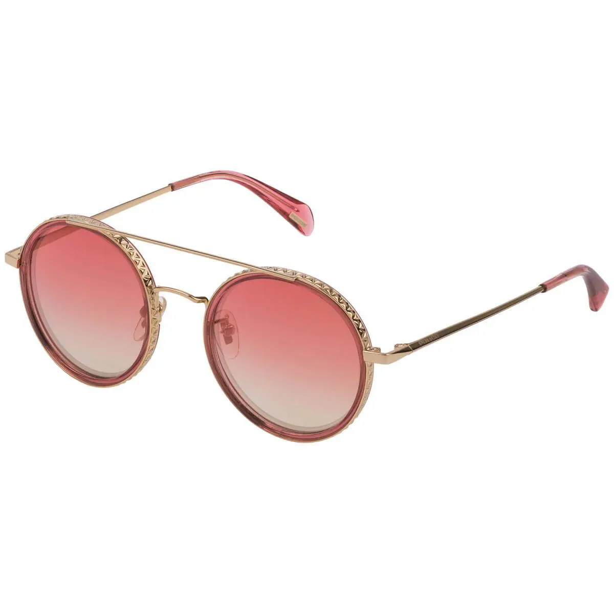 Police Sunglasses Flare 1 SPL830 300G Shiny Rose Gold/red Gradient 51 mm