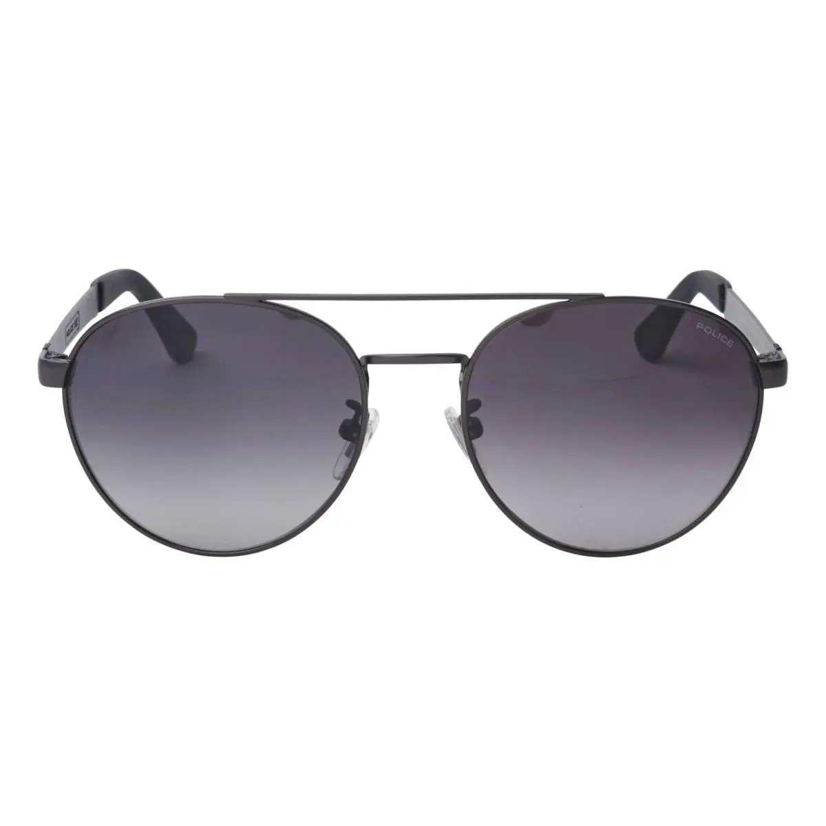 Police Origins 4 SPL891 0627 Black Round Aviator Metal Sunglasses 55-18-145 891