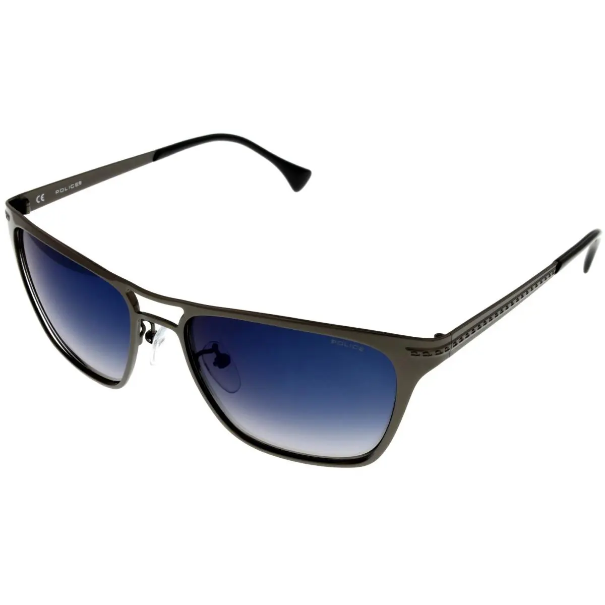Police Sunglasses Guardian 2 Gunmetal Black Unisex S8751 568X Pilot