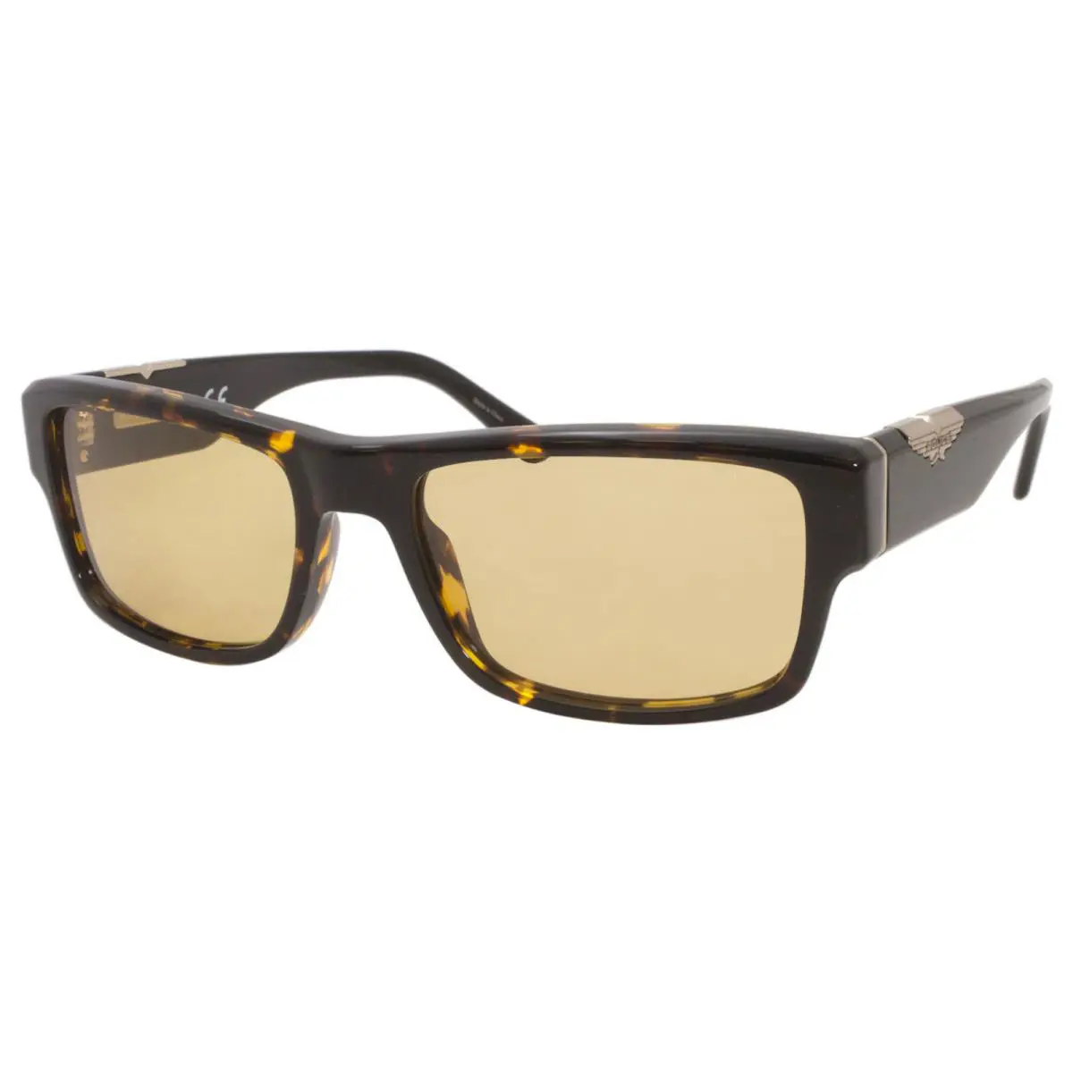 Origins-13 SPL967 0779 Sunglasses Men`s Tortoise/yellow Lenses 56mm by Police