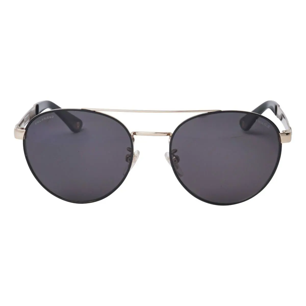 Sunglasses Origins 4 SPL891 301P Black Gold / Grey Polarized 55MM by Police