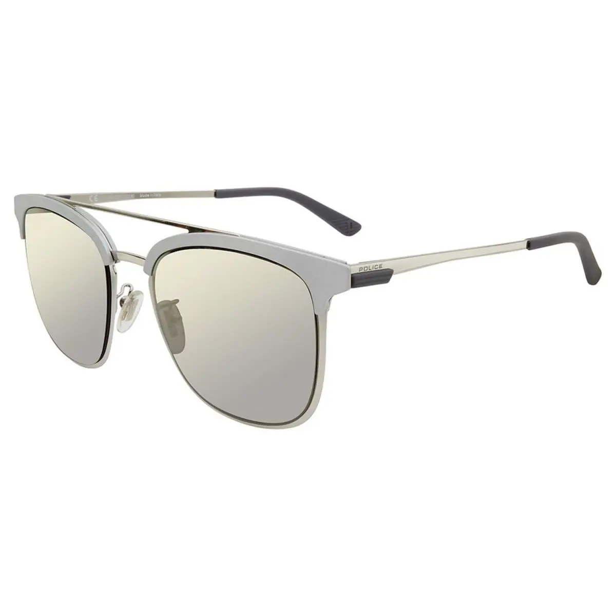 Sunglasses Spl 569V 579X Crossover 1 Shiny Palladium/mirrored Silver 54mm by Police
