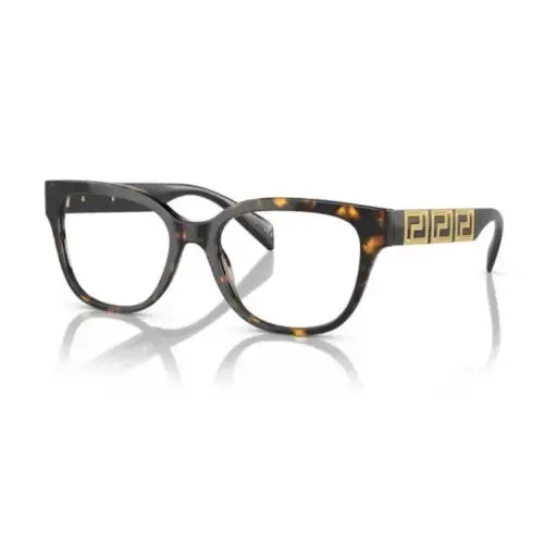 Versace VE3338 5404 54 Havana Soft Square Eye Women`s Eyeglasses Optical Frame