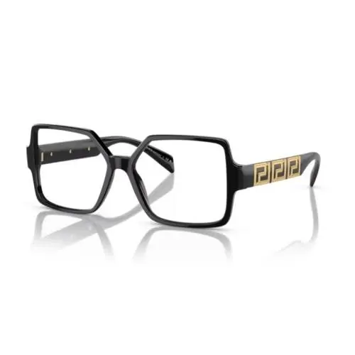 Versace 0VE3337 GB1 Black/ Clear Square Women`s Eyeglasses