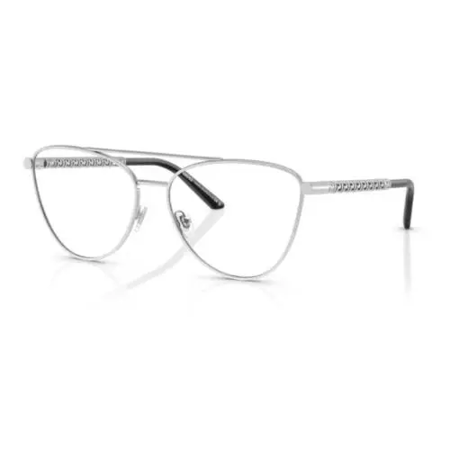 0VE1296 1000 Silver 57mm Cat-eye Women`s Eyeglasses by Versace
