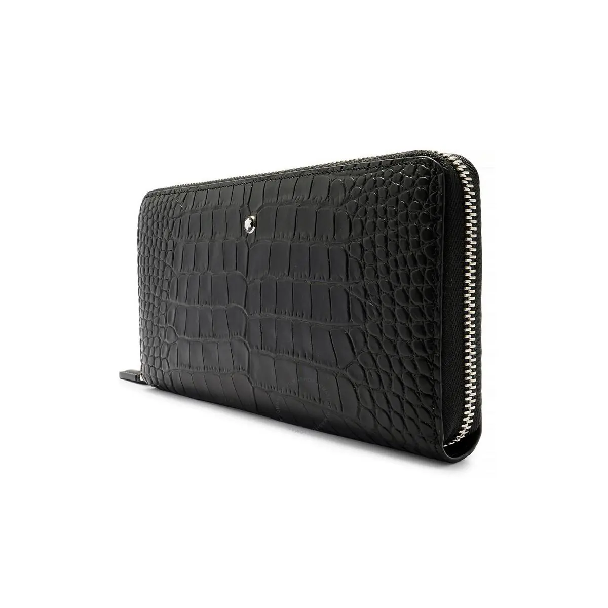 Montblanc Meisterstuck Selection Black Leather Zip Around 13CC Wallet 126646