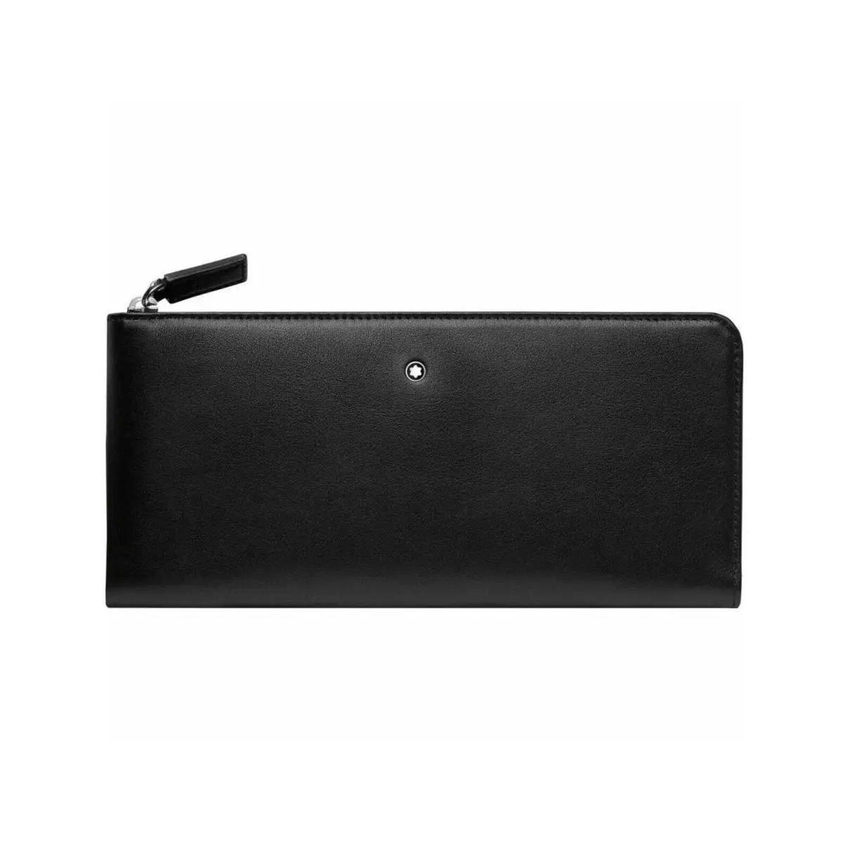 MY Montblanc Nightflight Slim Wallet 118280 with Zip Rfid Blocking Lining