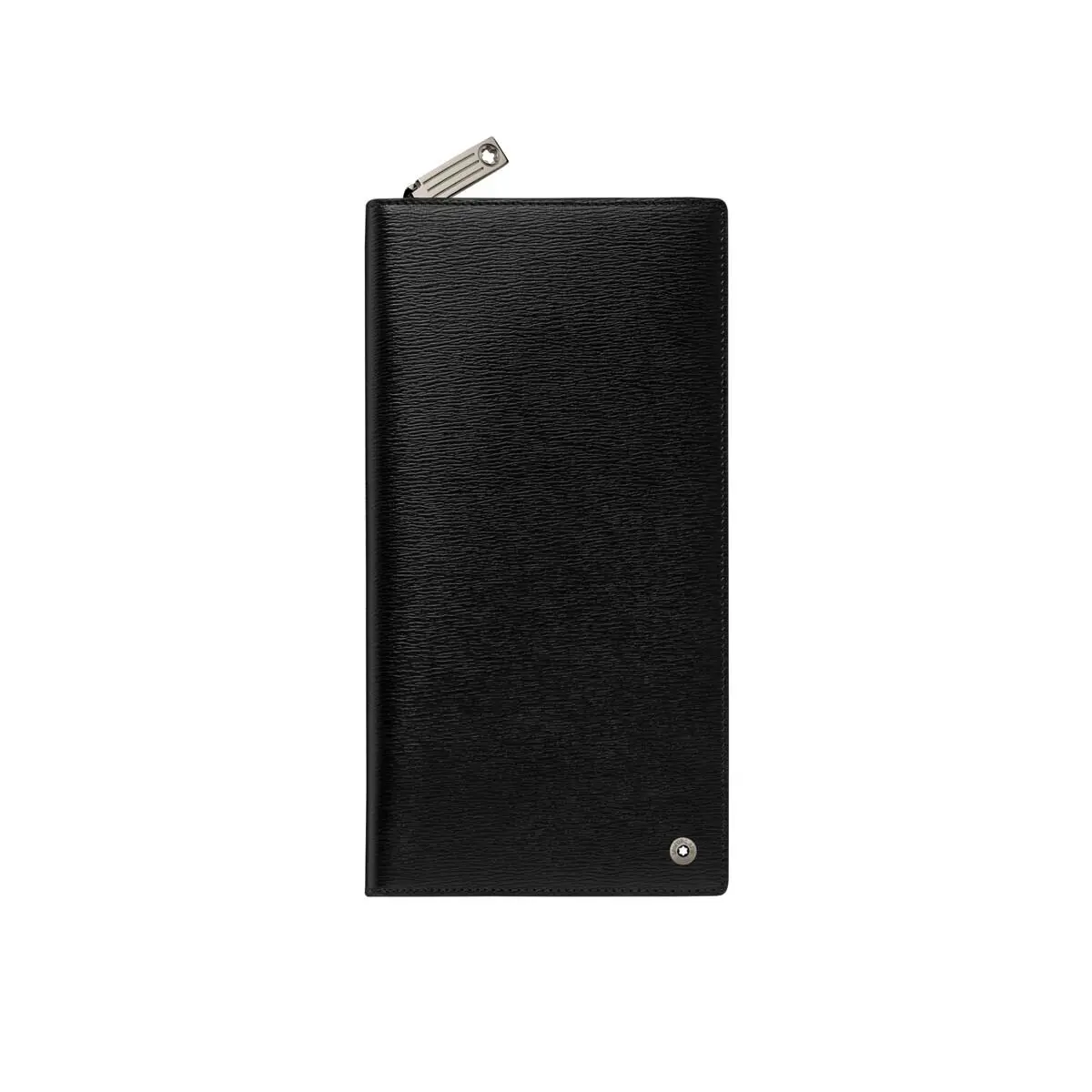 Montblanc 4810 Westside Black Leather Long Men`s Zip Around Wallet 13CC 114692