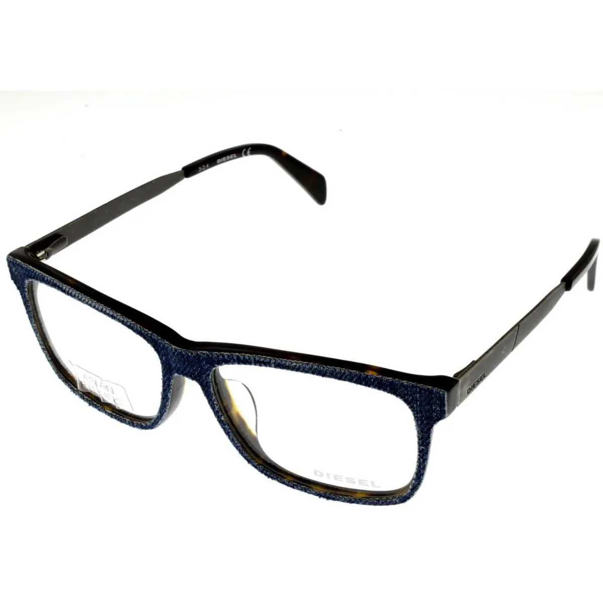 Eyeglasses Frame Men Blue Rectangular DL5161 055 by Diesel
