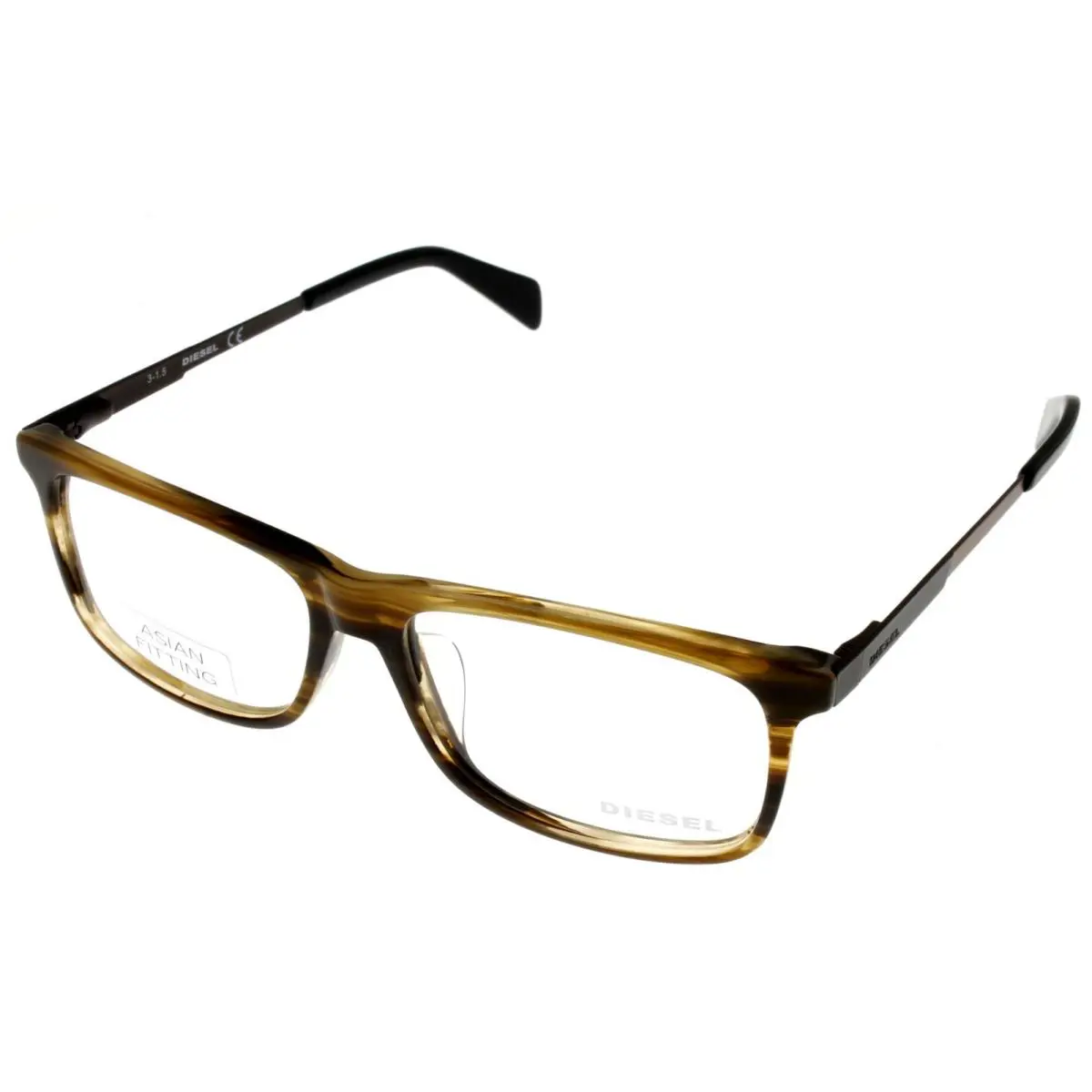 Eyeglasses Frame Men Havana Brown Rectangular DL5140 047 by Diesel