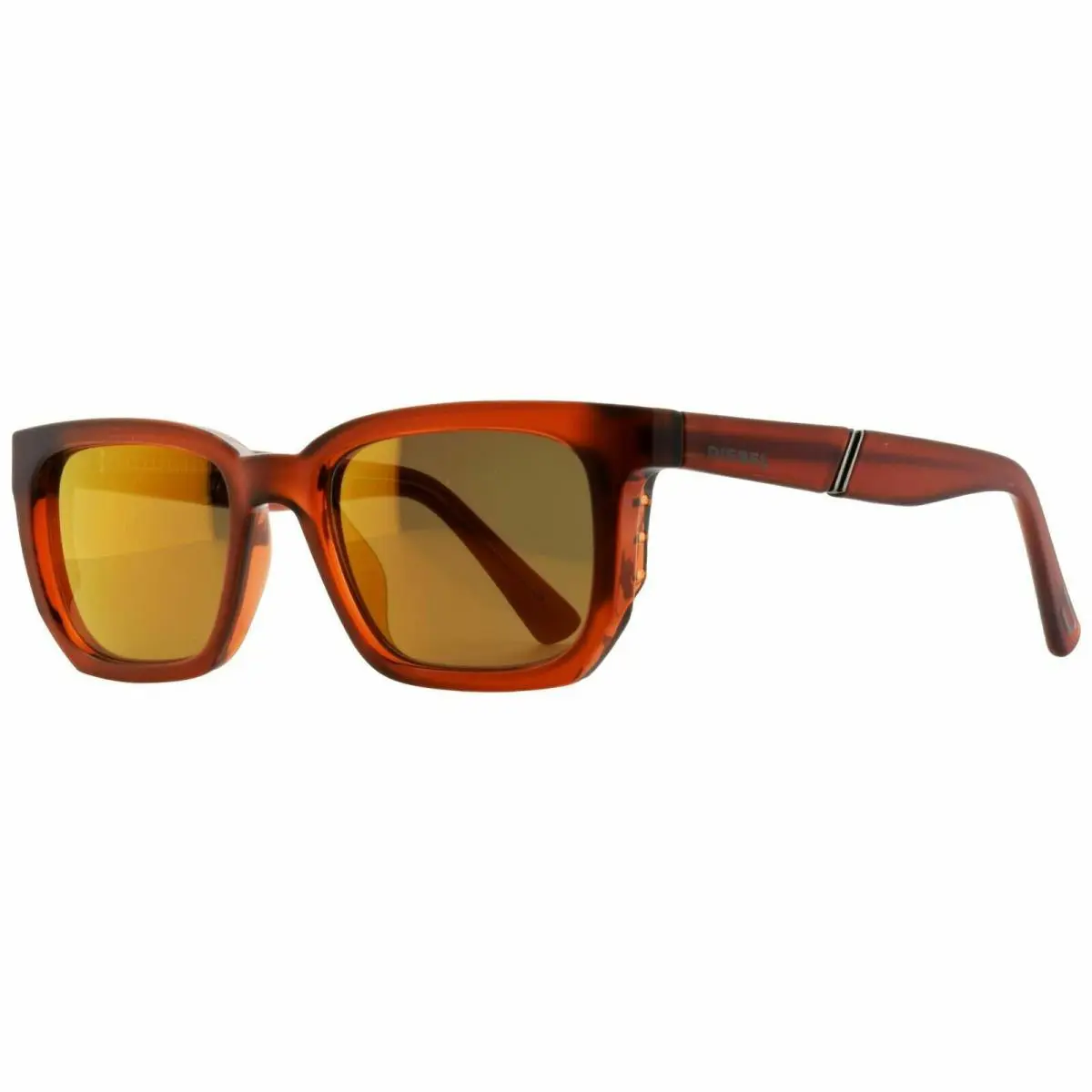DL0257 43G Square Crystal Brown Sunglasses Boys by Diesel