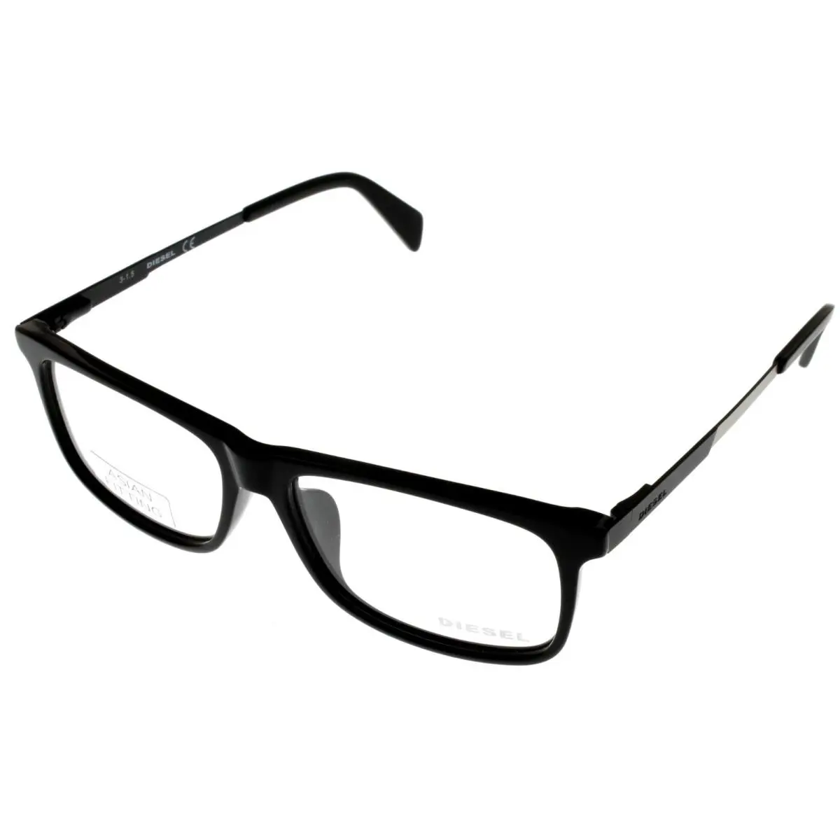 Men Black Eyeglasses Frame Rectangular DL5140 002 by Diesel