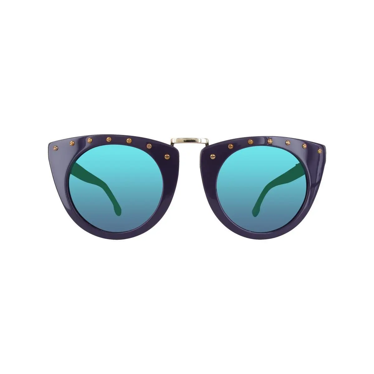DL0211 col.81Q Frame Purple/blackgold/purple Lenses Sunglasses by Diesel