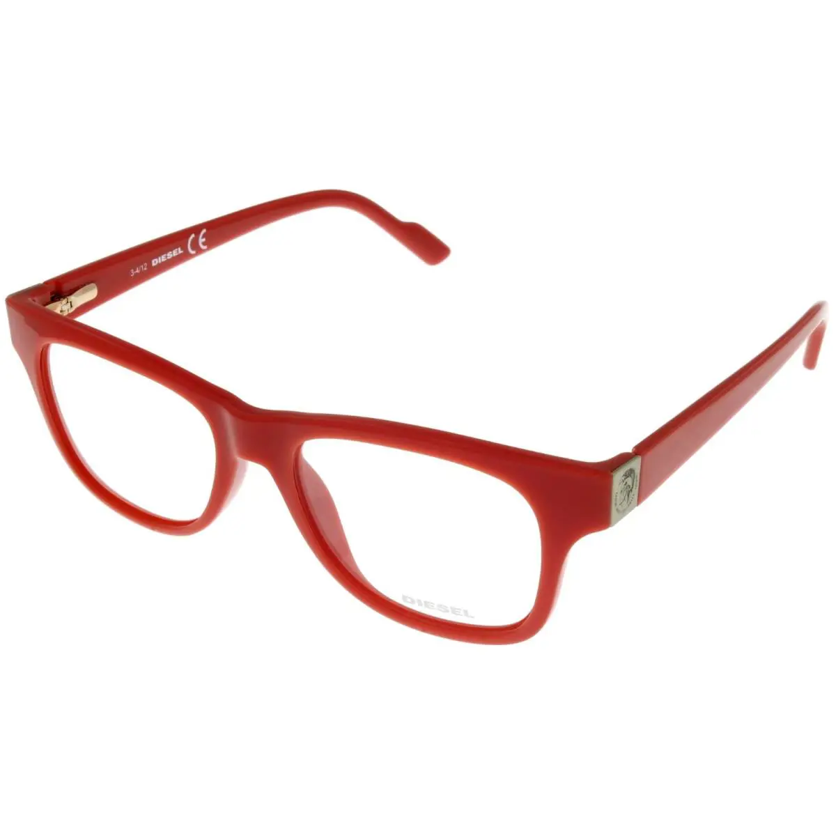 Women Eyeglasses Frame Red Rectangular DL5041 066 by Diesel