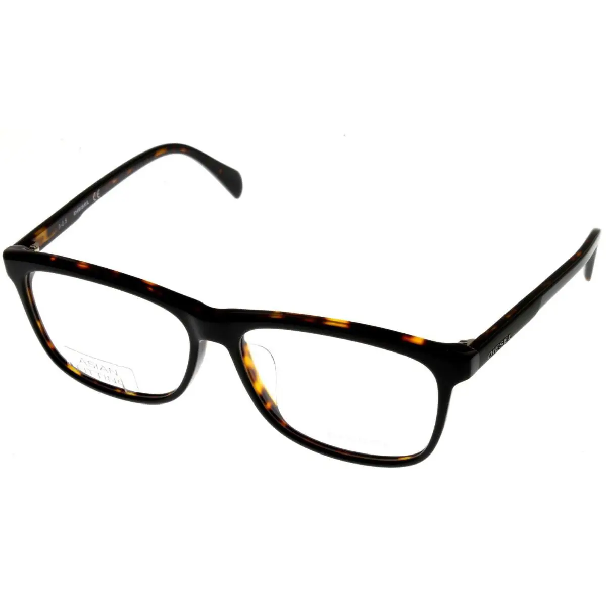 Eyeglasses Frame Men Brown Havana Rectangular DL5183 005 by Diesel