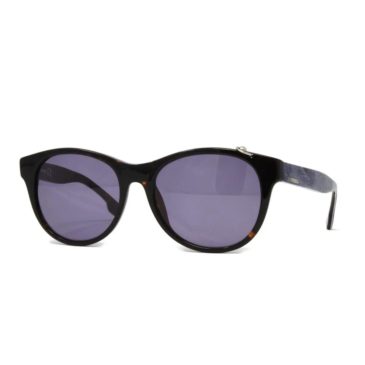 Women`s Sunglasses DL0049 52V Dark Tortoise 55mm Grey Lens by Diesel