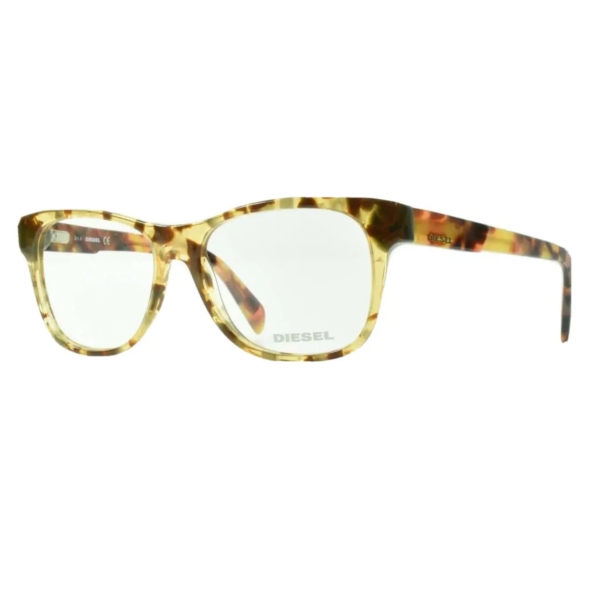 DL5087/V Col.053 Full Frame Square Blonde Havana Optical Eyeglasses by Diesel