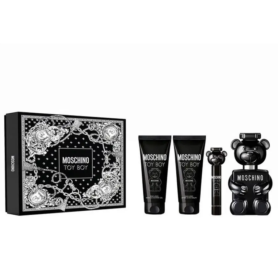 Toy Boy Set: Edp 3.4 Oz + Bsg 3.4 Oz + Asb 3.4 Oz + Edp 0.33 Oz Box by Moschino