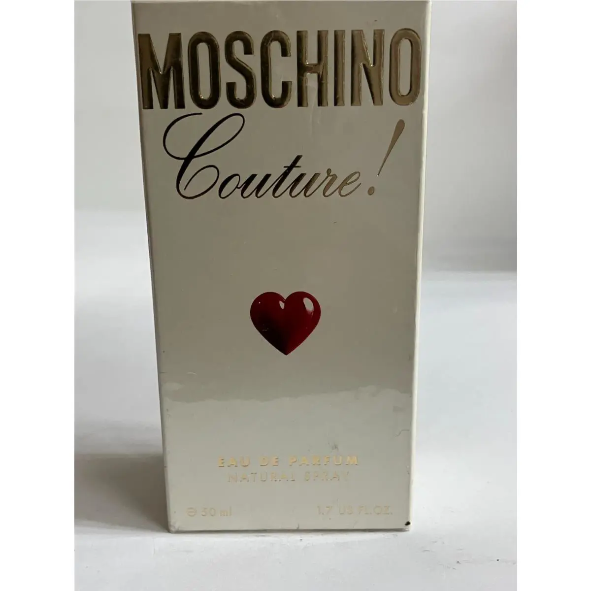 Vintage Moschino Couture 1.7oz Edp Spray For Women Rare
