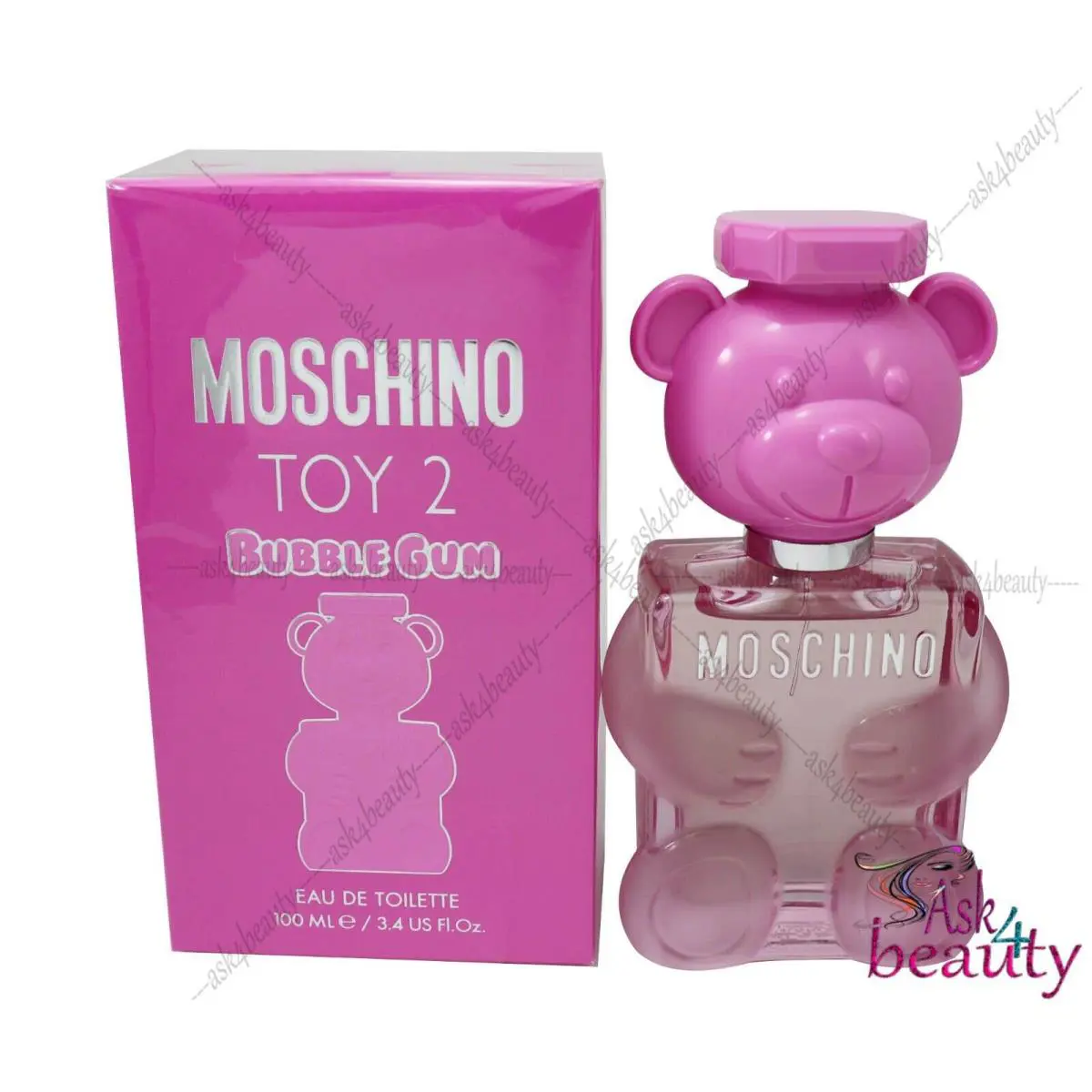 Toy 2 Bubble Gum By  3.4oz/100ml Edt Spray For Women by Moschino