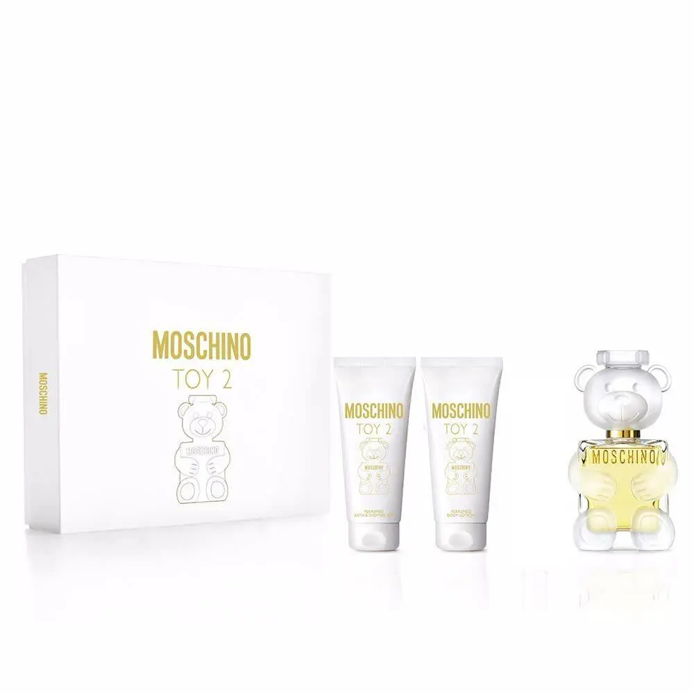 Moschino Toy 2 Set For Women 3.4 oz Eau de Parfum + 0.34 Oz Edp Spray + 3.4 Oz S