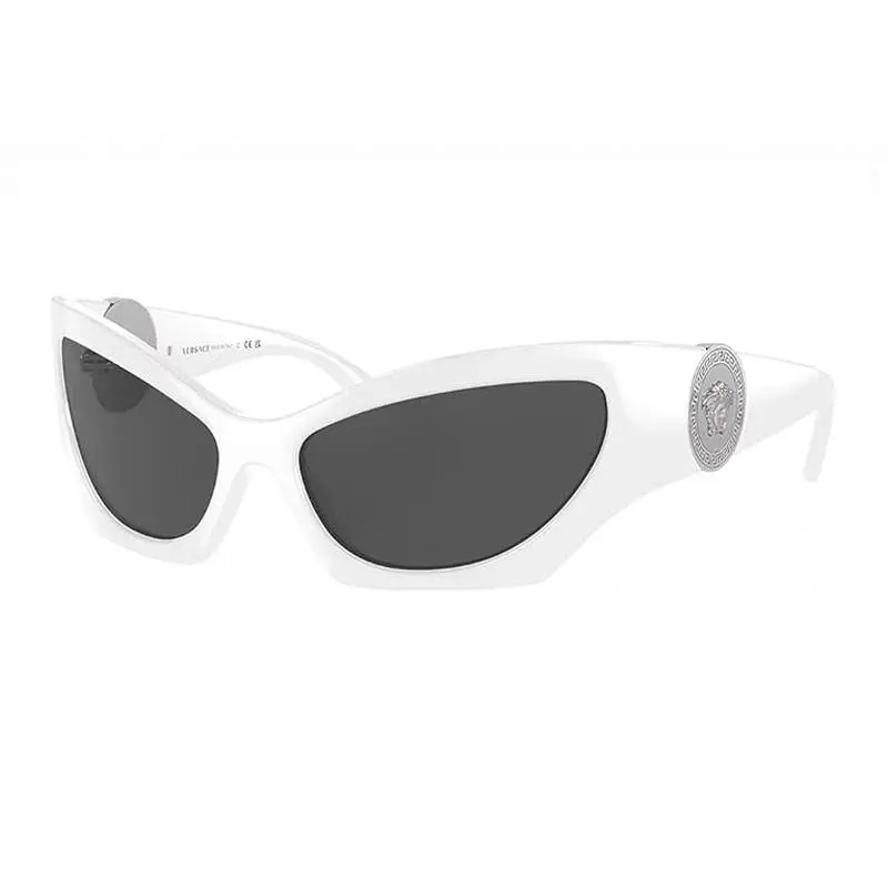 Versace Sunglasses VE 4450 314/87 White/dark Grey For Women