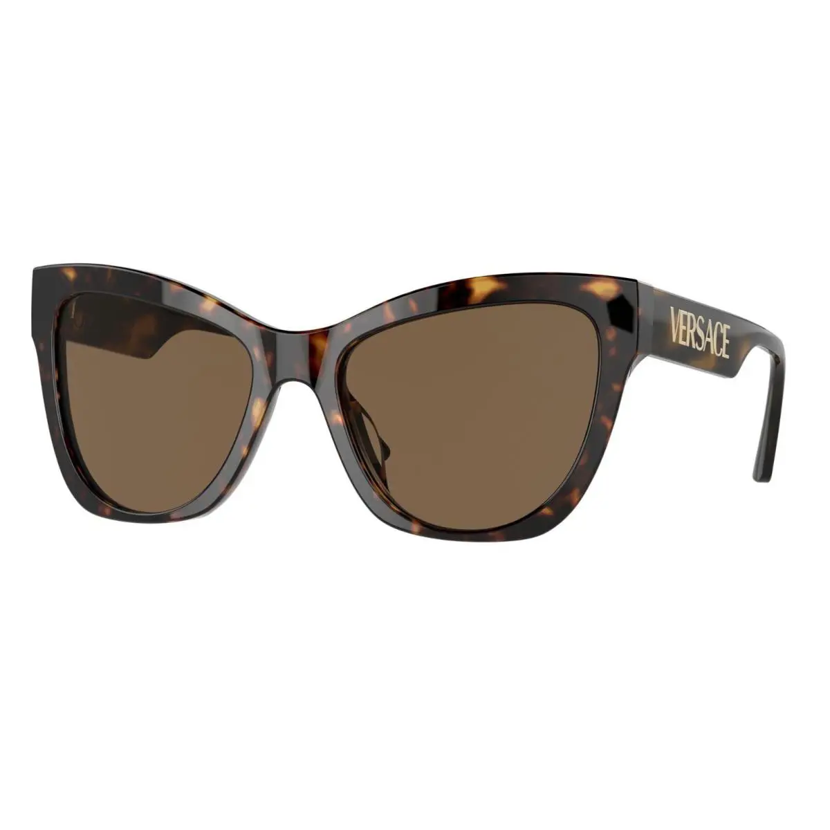 Versace VE 4417U Dark Havana/brown 108/73 Sunglasses