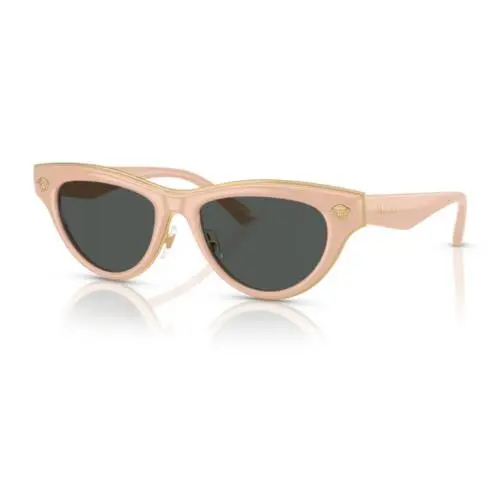 0VE2273 549487 Nude/dark Grey Cat Eye Women`s Sunglasses by Versace