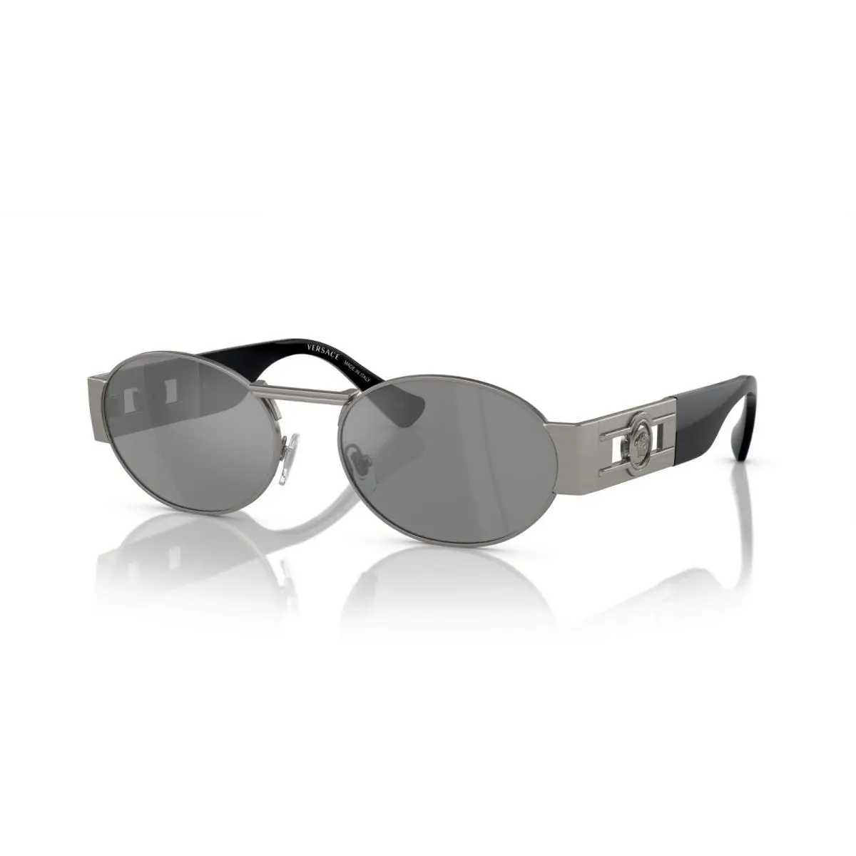 Versace VE 2264 Matte Gunmetal/silver Grey Mirrored 1001/6G Sunglasses