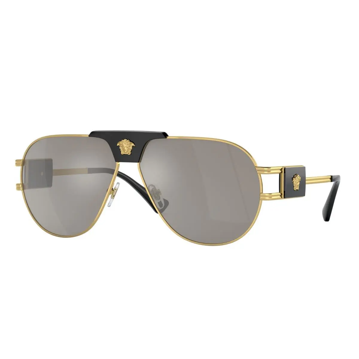 Versace VE 2252 Gold/grey Silver Mirrored 1002/6G Sunglasses