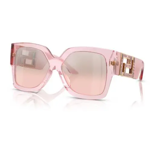 Versace VE4402 54727E Transparent Pink/light Pink Gradient Women Sunglasses