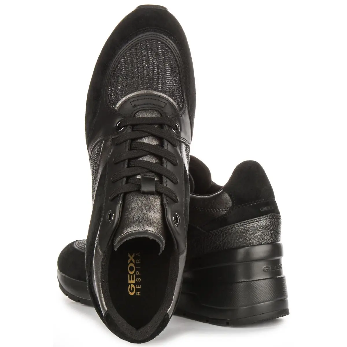 Geox shoes - BLACK SHINY 2