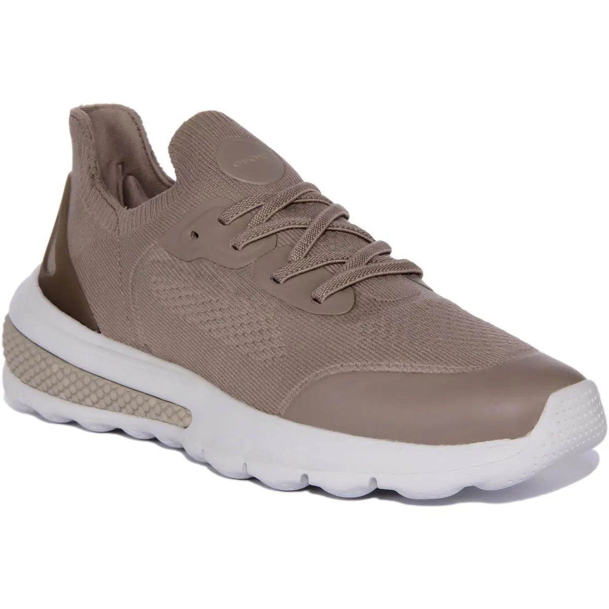 Geox D Spherica Actif Breathable Lace Up Mesh Womens Sneaker In Sand US 6 - 11 - SAND