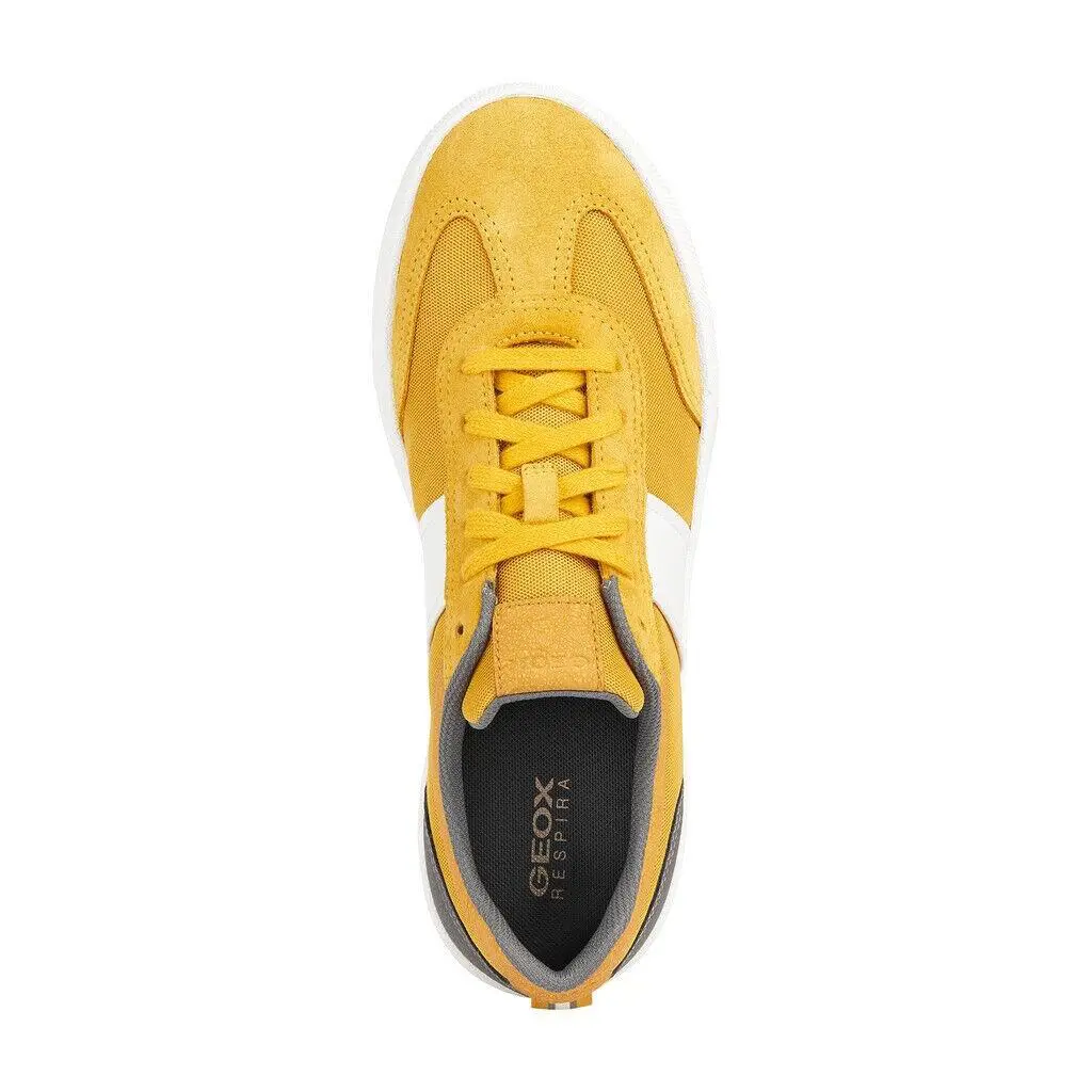 Geox shoes - GEOX Rieti Vintage-style Low-cut - Rieti - Yellow/White 3
