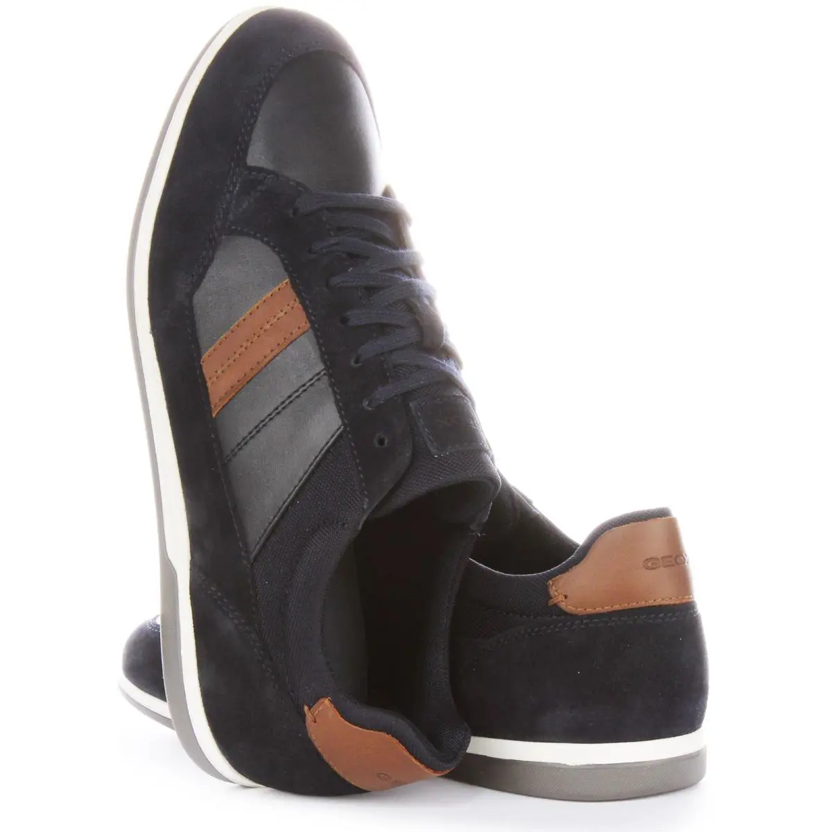 Geox shoes - NAVY BROWN 2