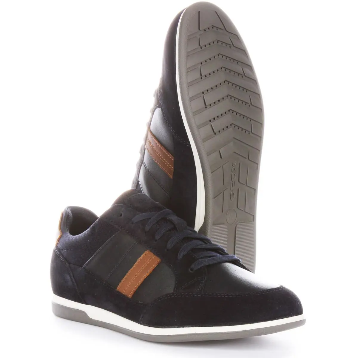 Geox shoes - NAVY BROWN 3