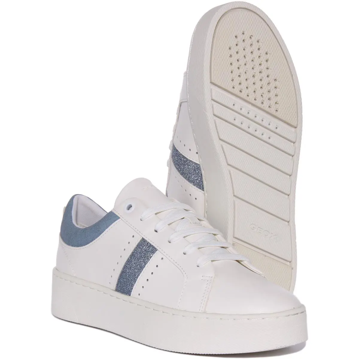 Geox shoes - WHITE BLUE 3