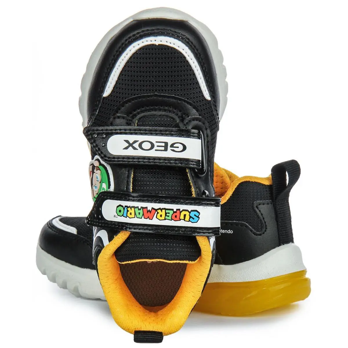 Geox shoes - BLACK YELLOW 2