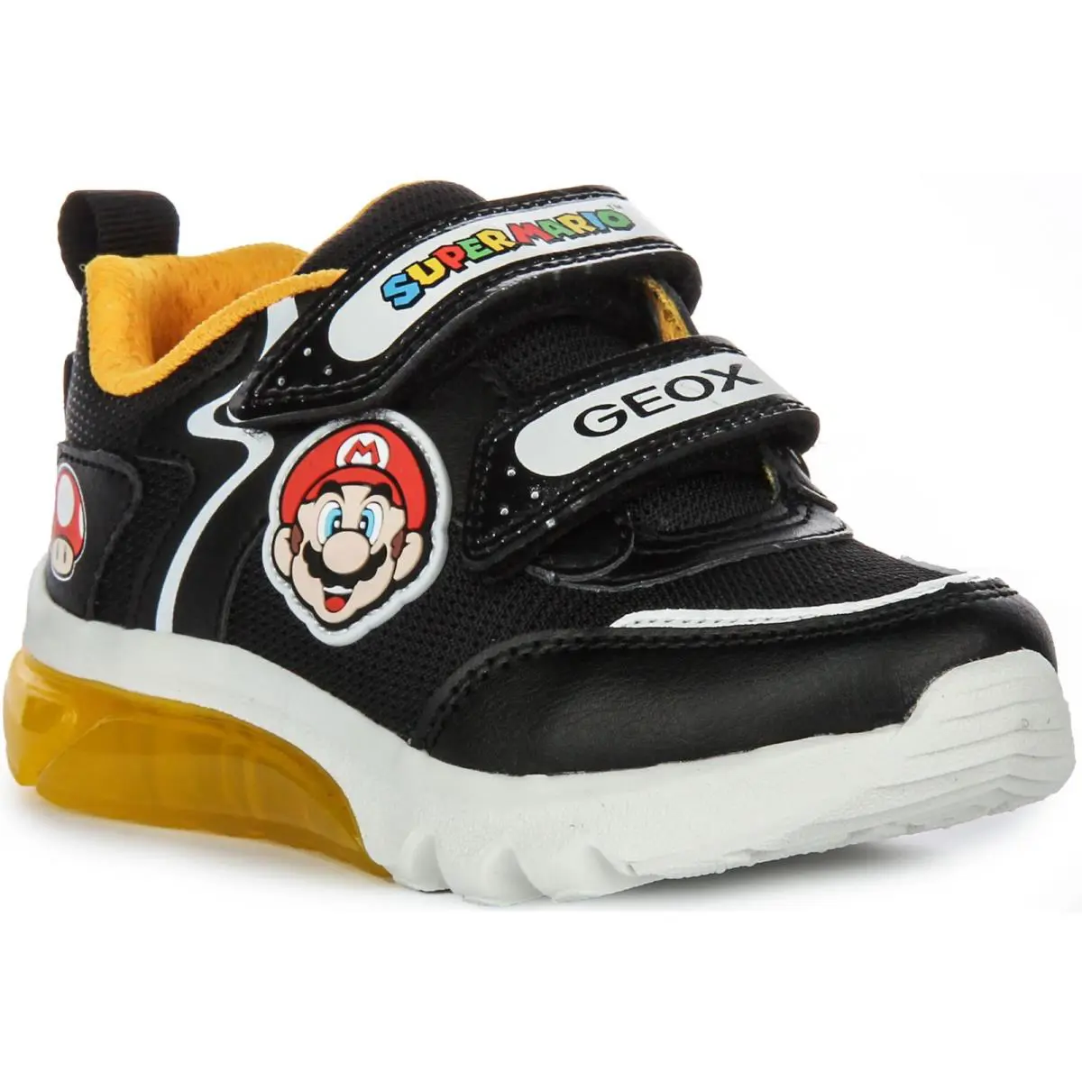 Geox shoes - BLACK YELLOW 5